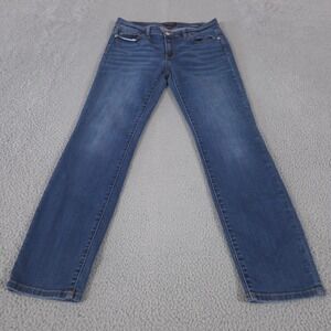Judy Blue Jeans Womens 11/30 Blue Straight Fit Leg Stretch Denim Casual Preppy